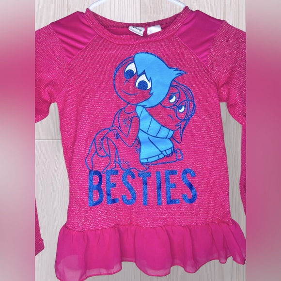 Girls Long Sleeve Inside Out Shirt - Picture 3 of 8